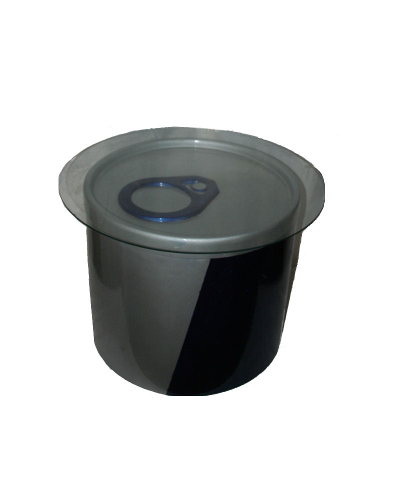 Loungetisch "Red Bull- Dose"  mit 80cm Glasplatte, höhe 50cm